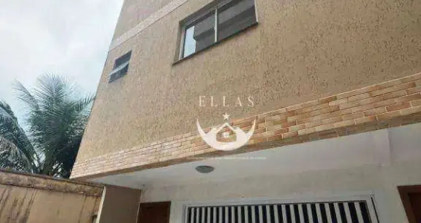 Casa com 2 dormitórios à venda por R$ 360.000,00 - Vila São Jorge - Santos/SP