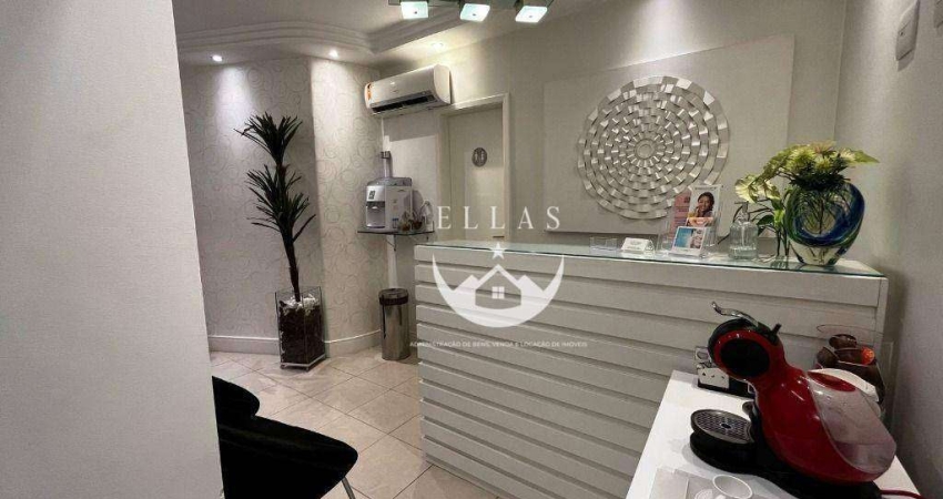 Sala comercial para alugar na Avenida Ana Costa, Gonzaga, Santos