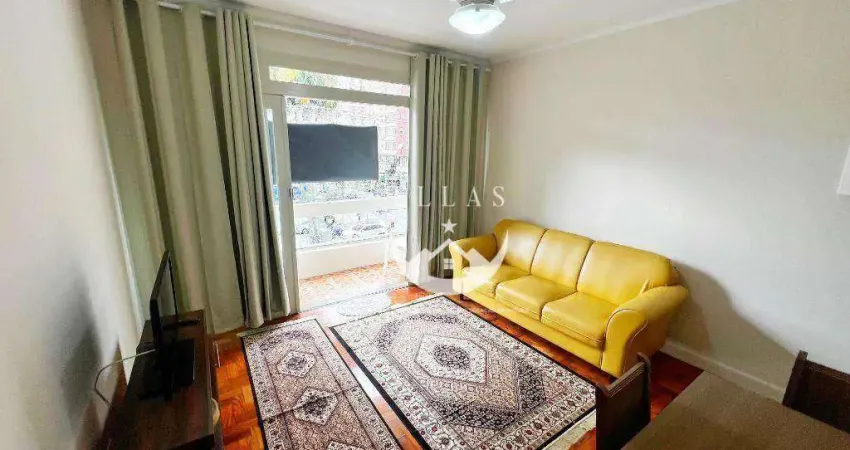 Apartamento com 3 dormitórios à venda, 98 m² por r$ 620.000,00 - gonzaga - santos/sp
