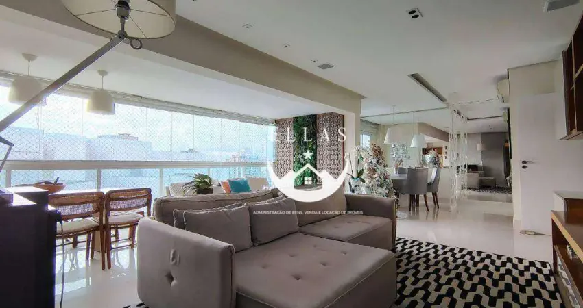 Oportunidade! apartamento com 3 dormitórios à venda, 206 m² por r$ 2.650.000 - ponta da praia - santos/sp