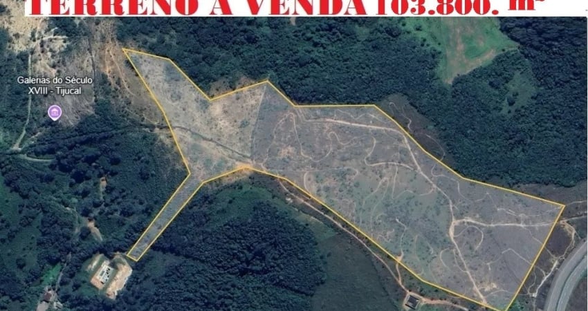 TERRENO COM 103.000 M² NO TOPO DA COLINA COM LINDA VISTA PARA CONGONHAS