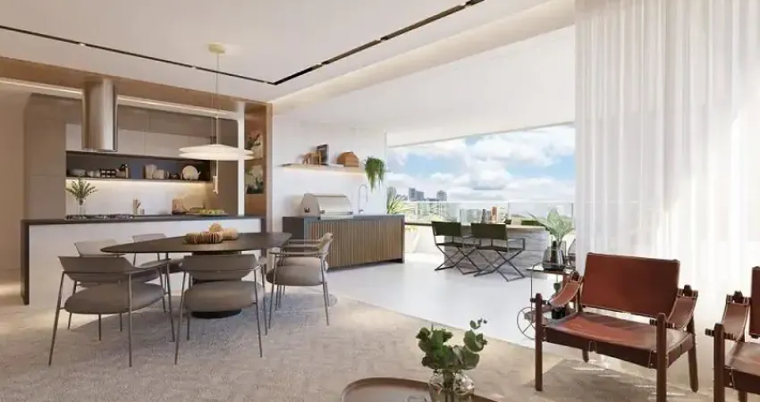 Apartamento de luxo 04 quartos em construção a venda, 188 m2, 02 suítes 3 VGS.