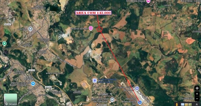 VENDO EXCELENTE ÁREA PRÓXIMO DO AEROPORTO DE CONFINS MG.