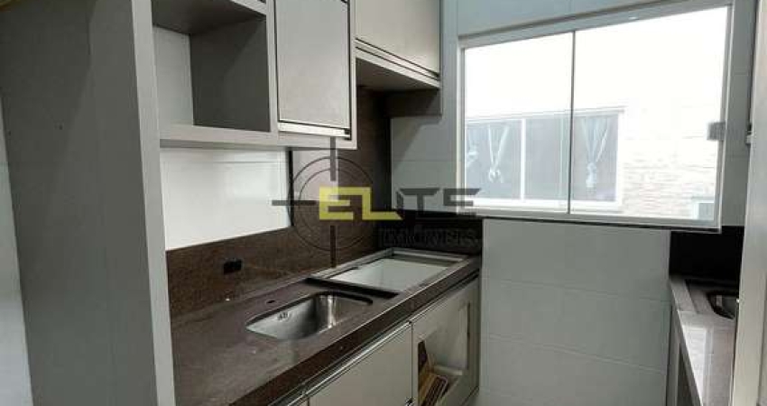 Apartamento de 2 dormitórios, semi-mobiliado com sacada e churrasqueira na Nova Palhoça.