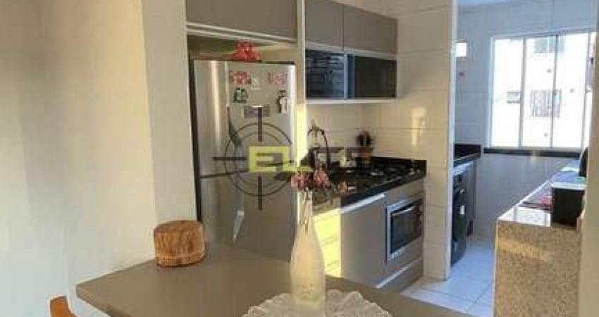 Apartamento de 2 dormitórios semi-mobiliado, no Residencial Beija Flor, Sertão do Maruim/São José.