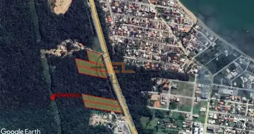 Terreno à venda na Rua Arcanjo Cândido da Silva, 100, Praia de Fora, Palhoça