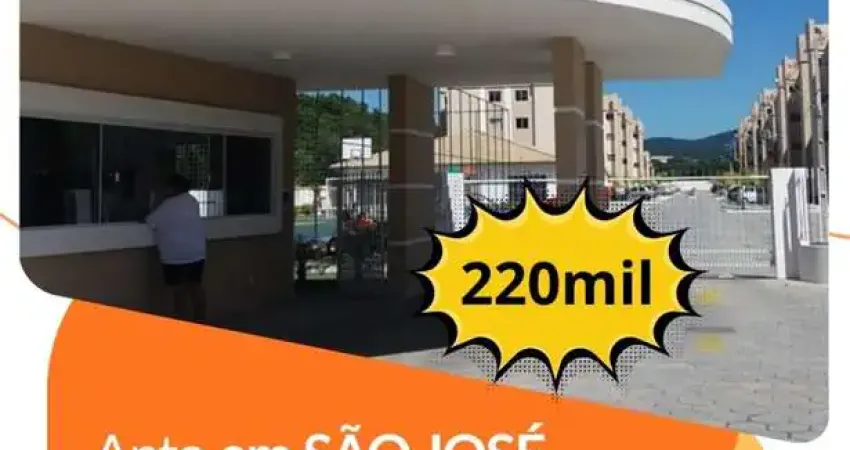 Apartamento com 2 quartos à venda na Rua Antônio Jovita Duarte, 3147, Forquilhas, São José