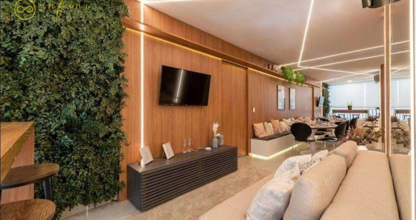 Apartamento Lançamento com 2 Quartos, sendo 1 Suíte à venda, 52 m² por R$ 385.831 - Condomínio JR Hortência - Sorocaba/SP