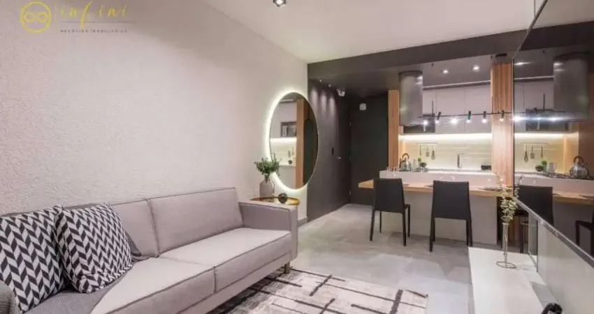 Apartamento Studio Lançamento com 1 Quarto à venda, 48 m² por R$ 506.000 - Condomínio Residencial Biarritz - Parque Campolim-  Sorocaba/SP
