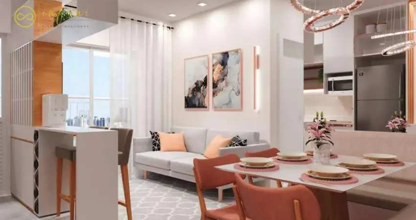 Apartamento com 2 quartos, sendo 1 suíte  à venda, 55 m² por R$ 402.000- Condomínio Reserva Carvalho Residencial - Centro - Sorocaba/SP