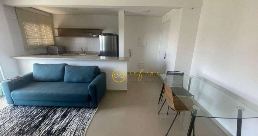 Apartamento Studio Mobiliado com 1 Quarto para alugar, 38 m² por R$ 3.500/mês -  Condomínio Way Compact Premium - Parque Campolim - Sorocaba/SP