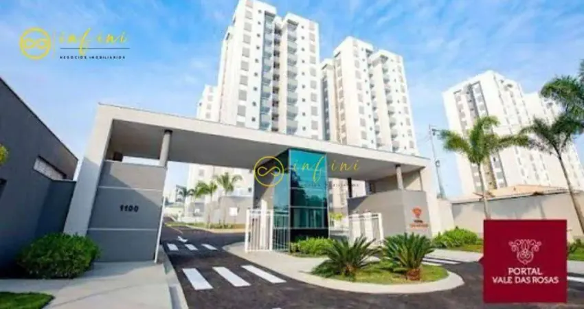 Apartamento com 1 Quarto , 50 m² - venda por R$ 280.000 - Condomínio Portal Vale das Rosas - Chácara Junqueira - Tatuí/SP