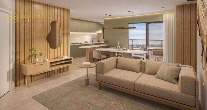 Apartamento Lançamento com 3 Quartos, sendo 1 Suíte  à venda, 82 m² por R$ 605.513- Condomínio Alpha Sevilla  - Vila Hortência - Sorocaba/SP