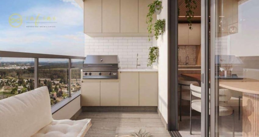 Apartamento Lançamento com 3 Quartos, sendo 1 Suíte à venda, 75 m² por R$ 556.484 - Condomínio Alpha Sevilla - Vila Hortência - Sorocaba/SP