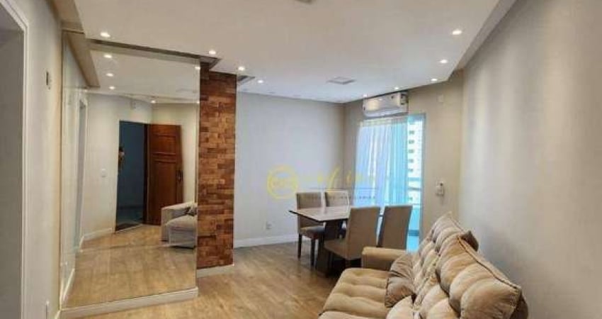 Apartamento com 3 dormitórios para alugar, 74 m² por R$ 3.300/mês - Condomínio Residencial Aspen - Sorocaba/SP