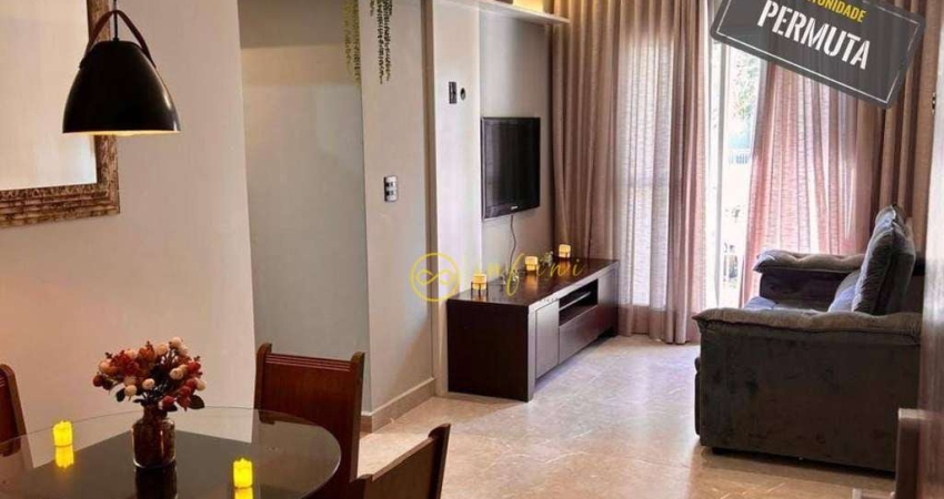 Apartamento, 62 m² - venda por R$ 450.000,00 ou aluguel por R$ 3.918,00/mês - Condomínio Edifício San Marco - Sorocaba/SP