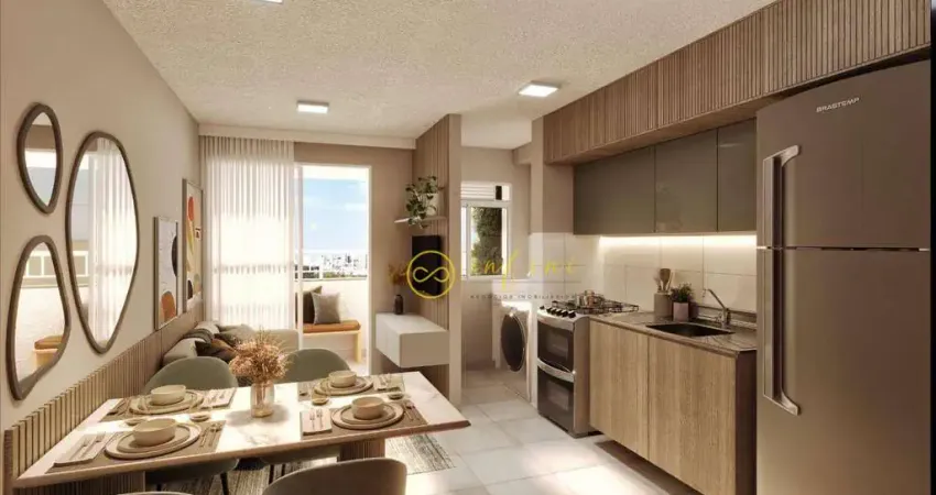 Apartamento Garden Lançamento com 2 Quartos, sendo 1 Suíte à venda, 44 m² por R$ 359.990 -Condomínio Don Pagliato, Jardim Pagliato - Sorocaba/SP