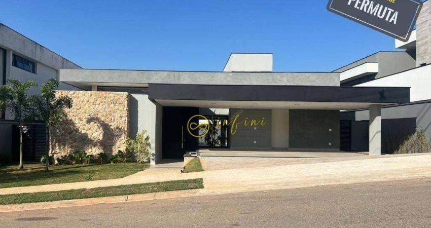 Casa Nova de Condomínio com 3 quartos, todos suítes à venda, 326 m² por R$ 3.400.000 - Condomínio Fazenda Jequitibá - Sorocaba/SP