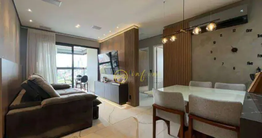 Apartamento com 2 quartos, sendo 1 suíte  à venda, 72 m² por R$ 850.000 - Condomínio Residencial JK Jardins - Votorantim/SP