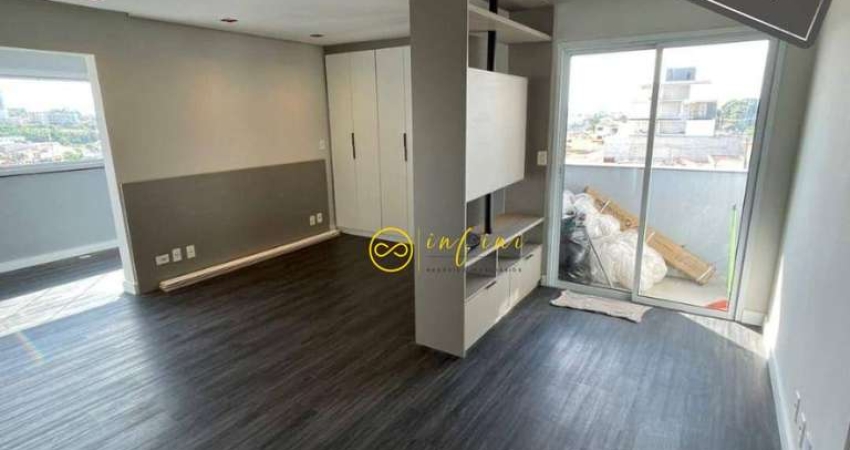 Apartamento Studio Semi- Mobiliado  com 1 Quarto à venda, 58 m² por R$ 450.000 - Condomínio Edifício Red - Jardim América - Sorocaba/SP
