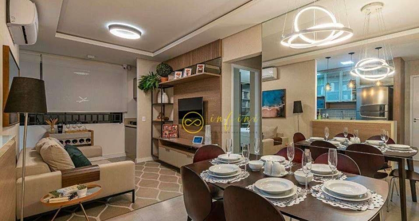 Apartamento com 2 quartos, sendo 1 suíte à venda, 62 m² por R$ 435.000 - condomínio JR Campolim II - Sorocaba/SP