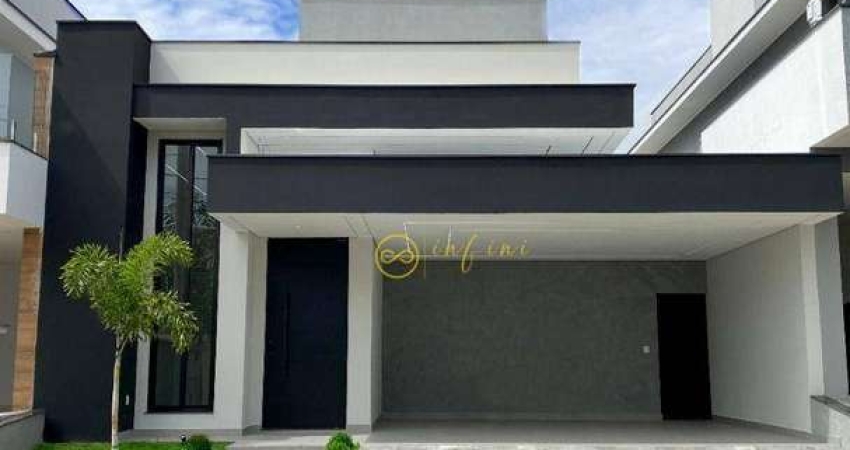 Casa nova de condomínio com 3 quartos, sendo 2 suítes à venda, 170 m² por R$ 1.330.000 - Residencial Ibiti Reserva - Sorocaba/SP