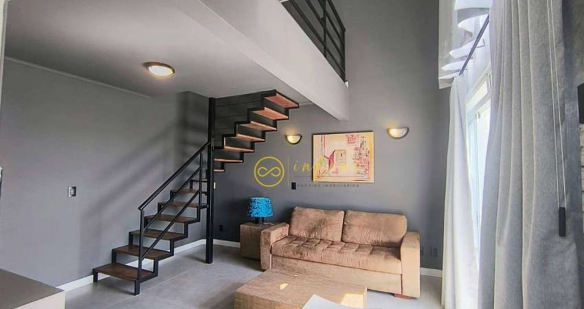 Apartamento Loft com 1 quarto sendo com suíte para alugar, 62 m² por R$2.870/mês - Parque Campolim - Sorocaba/SP
