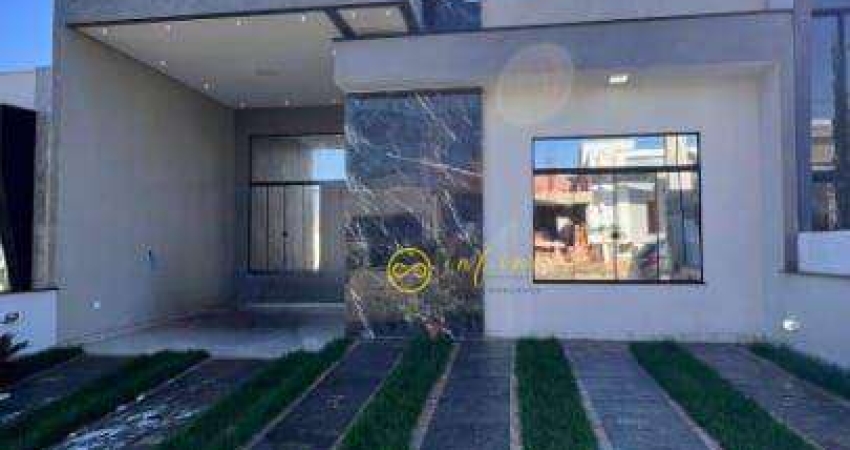 Casa Nova de Condomínio com 3 quartos, sendo 1 suíte à venda, 108 m² por R$ 650.000 - Condomínio Residencial Villaggio Ipanema I - Sorocaba/SP