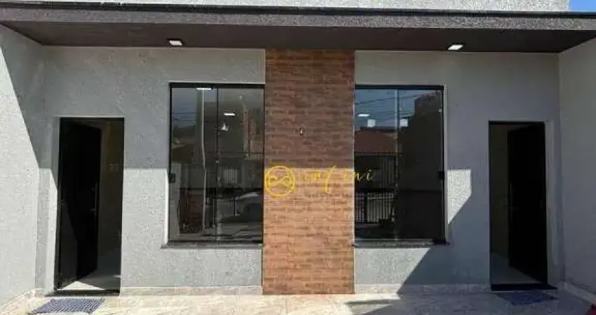 Casa Nova Térrea com 2 Quartos à venda, 52 m² por R$ 250.000 - Jardim Villagio Ipanema 1 - Sorocaba/SP