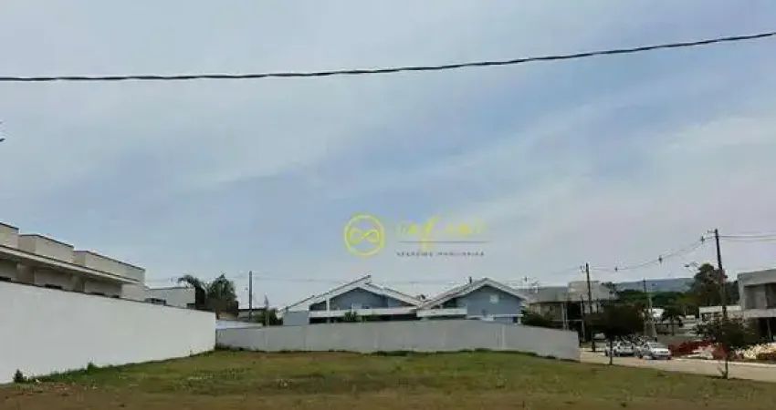 Terreno de esquina em condomínio fechado à venda, 1027 m² por r$ 620.000 - condomínio residencial evidence - araçoiaba da serra/sp