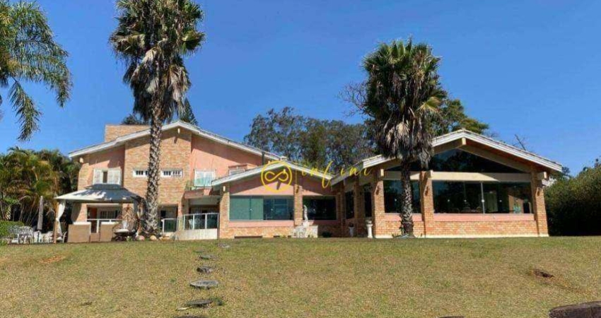 Casa de Condomínio com 5 Quartos, todos Suítes à venda, 1400 m² por R$ 21.000.000 - Condomínio Residencial Lago Azul - Araçoiaba da Serra/SP