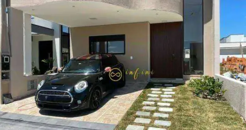 Casa Nova de Condomínio com 3 Quartos, sendo 1 Suíte à venda, 98 m² por R$ 850.000 - Horto Florestal Villagio - Sorocaba/SP