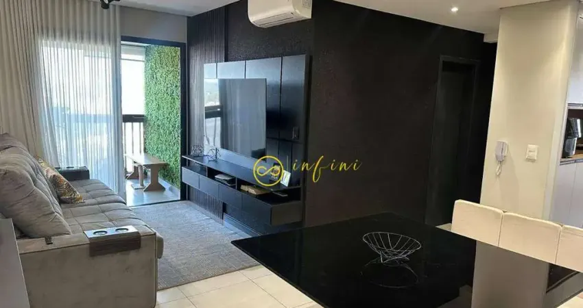 Apartamento mobiliado com 2 quartos, sendo 1 suíte à venda, 78 m² por r$ 920.000 - condomínio jk boa vista - sorocaba/sp