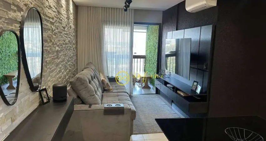 Apartamento mobiliado com 2 quartos, sendo 1 suíte à venda, 78 m² por r$ 915.000 - condomínio jk boa vista - sorocaba/sp