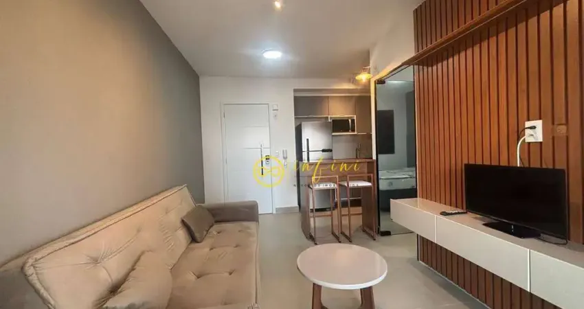Apartamento mobiliado com 1 quarto para alugar, 47 m² por r$ 4.200/mês - condomínio mandarim campolim - sorocaba/sp