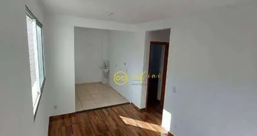Apartamento com 2 quartos, 45 m² -  aluguel por r$ 1.100/mês ou venda por r$ 215.000 - condomínio serra azul - sorocaba/sp