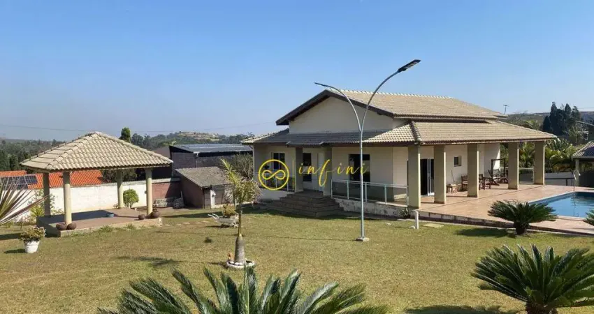 Chácara residencial com 4 quartos, sendo 3 suítes  à venda, 1000 m² por r$ 1.440.000 - condomínio recanto dos pássaros - alumínio/são paulo