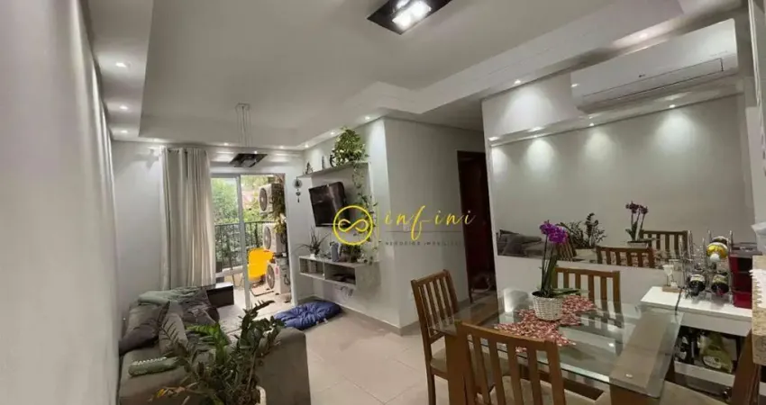 Apartamento semi - mobiliado com 3 quartos, sendo 1 suíte à venda, 72 m² por r$ 425.000 - condomínio residencial montecarlo - sorocaba/sp