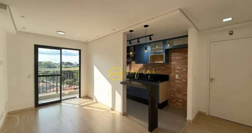 Apartamento com 2 quartos, sendo 1 suíte para alugar, 59 m² por r$ 2.400/mês - condomínio residencial jr campolim i - sorocaba/sp