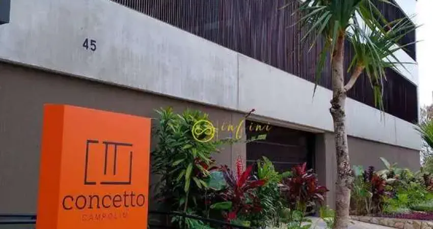 Apartamento com 2 Quartos, 73 m² - aluguel por R$ 3.900/mês ou venda por R$ 700.000 - Condomínio Concetto Campolim - Sorocaba/SP