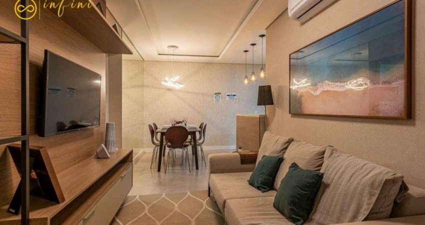 Apartamento Lançamento com 2 Quartos, sendo 1 Suíte à venda, 61 m² por R$ 442.552 - Condomínio JR Campolim II - Jardim América - Sorocaba/SP