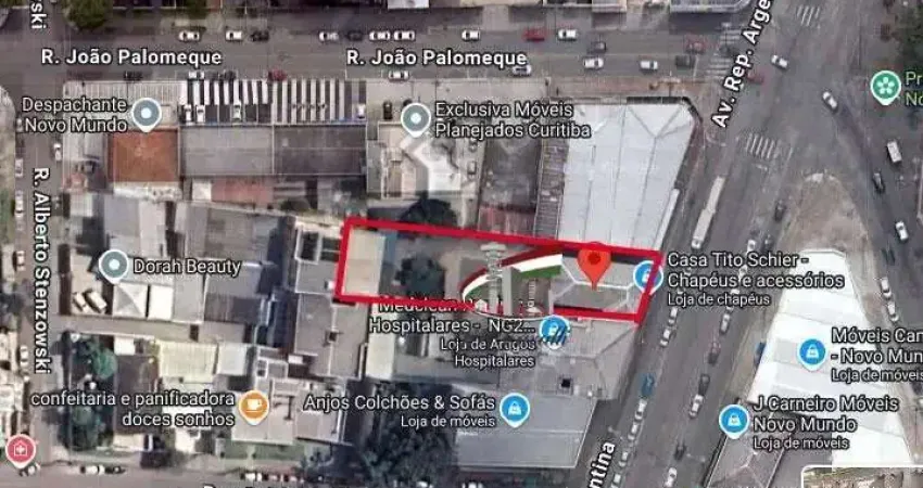 ÓTIMO TERRENO NO NOVO MUNDO PARA INVESTIMENTO À VENDA 1050m² COM 7 SALAS E 2 LOJAS - TE292