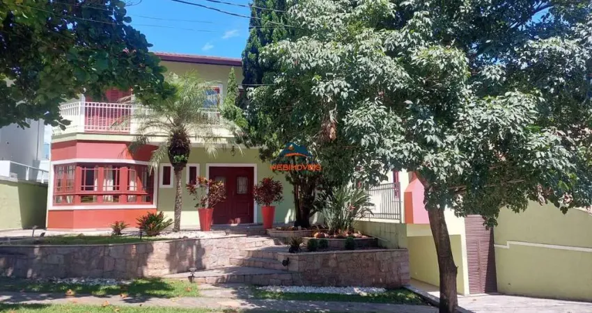 Casa de luxo em condomínio: 4 quartos, 4 suítes, 3 salas, 7 banheiros, 2 vagas na são paulo ii, cotia-sp - 436,74 m².