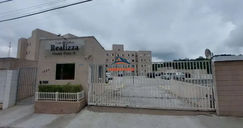 Apartamento à venda em Cotia-SP, Parque Rincão: 2 quartos, 1 sala, 1 banheiro, 1 vaga de garagem, 46m². Venha conferir!