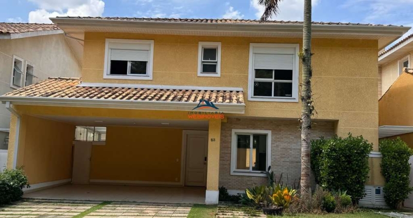 Casa de luxo em condomínio à venda em Cotia-SP, no Bosque do Vianna: 4 quartos, 4 suítes, 3 salas, 6 banheiros, 4 vagas, 320m².
