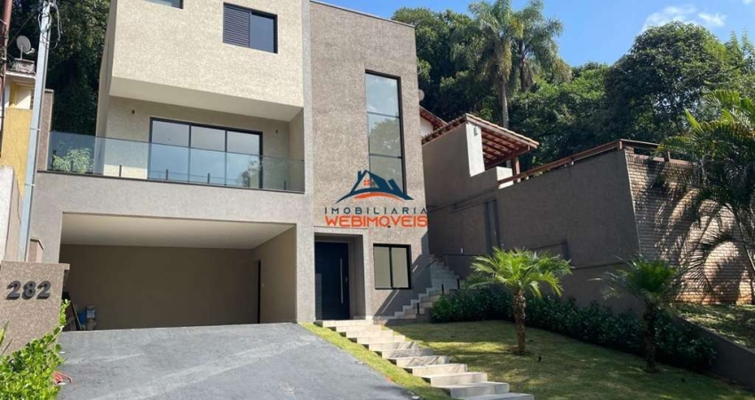 Casa de alto padrão à venda em condomínio fechado, Itapevi-SP, Transurb - 3 quartos, 3 suítes, 2 salas, 3 banheiros, 4 vagas, 221,05m².