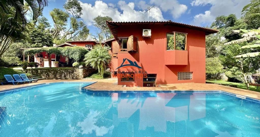 Casa em Condomínio de Luxo à Venda em Cotia-SP, Bosque do Vianna: 3 Quartos, 3 Suítes, 5 Salas, 5 Banheiros, 10 Vagas, 604,18m²Área