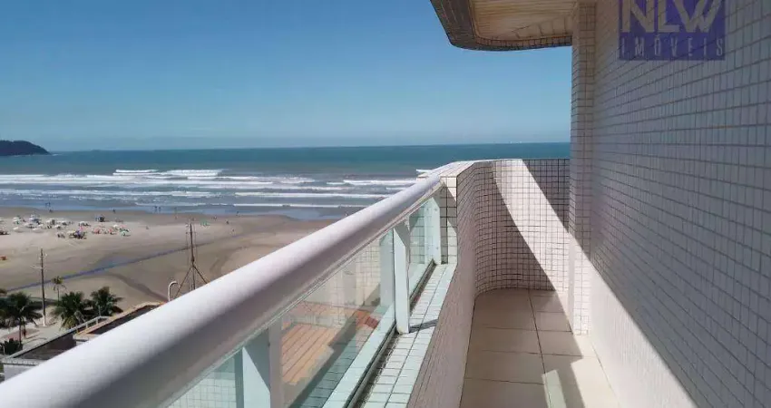 Apartamento com 1 dormitório à venda, 96 m² por r$ 425.000 - aviação - praia grande/são paulo