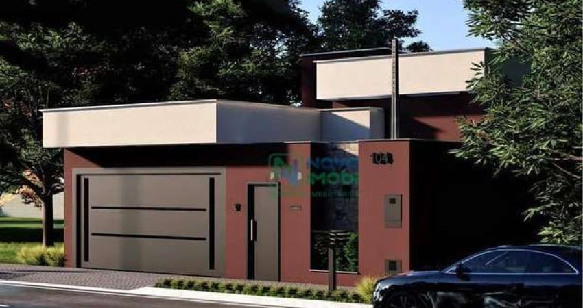 Linda casa em construção com 03 quartos, jardim são francisco, piracicaba - sp