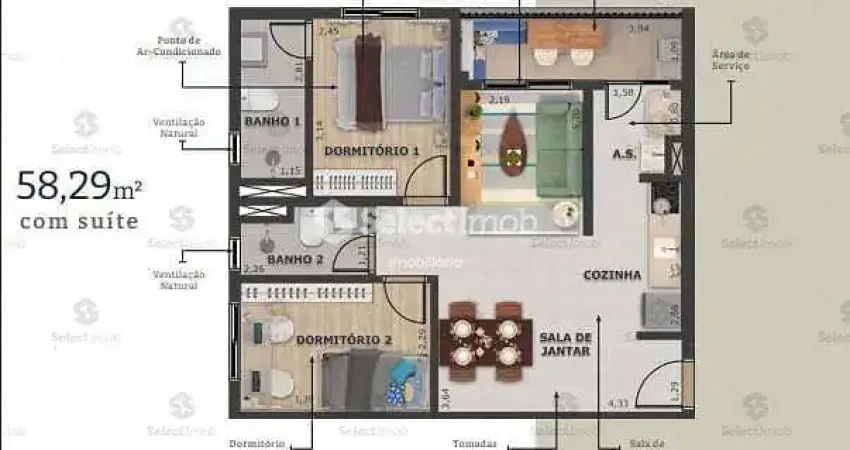 Apartamento na Planta à venda, Vila Palmares, Santo André, SP